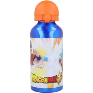 My sweety pop - Borraccia in alluminio - per bambini - asilo - scuola - vacanze - pasto - 17,5 cm - 400 ml - idratazione - idea regalo - Dragon Ball - blu - per ragazzo