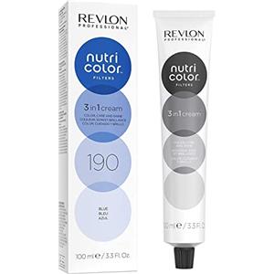 REVLON PROFESSIONAL Nutri Color Filters Maschera Colorata Capelli, Protettiva, Istantanea e Multidimensionale, Blu - 100 ml