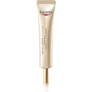 Eucerin Hyaluron-Filler + Elasticity Contorno Occhi SPF 20 15ml, Crema contorno occhi antirughe e crema occhiaie 2in1, Formula con Acido Ialuronico per tutti i tipi di pelle