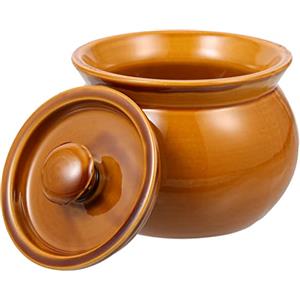 Happyyami Piccolo Casseruola In Ceramica Con Coperchio Casseruola In Gres Casseruola Cinese Porcellana Cocotte Asiatica Pentole Per La Casa Ristorante Cucina Zuppa