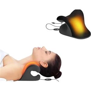 ABB4US | Dispositivo di trazione cervicale termica con timer regolabile | Cuscino per sollievo dal dolore al collo e alle spalle e rilassamento muscolare | Correttore posturale | Neck Cloud