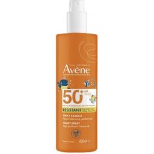 Avène Spray Solare Family SPF 50 400 ml - Protezione Alta per Pelle Sensibile, Resistente all'Acqua