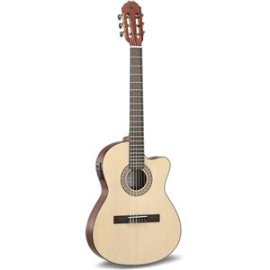 LUTHIER MANUEL RODRÍGUEZ Chitarra acustica elettrica LUTHIER MANUEL RODRÍGUEZ Caballero Principio - manico sottile - tavola in abete massello - fondo/fianco in mogano Sapelli - preamplificatore EQ a 4 bande - CA-PM SE