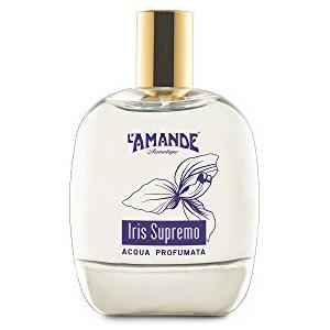 L'AMANDE Iris Supremo - Acqua Profumata 100ml, Idratante e Analcolica con Note di Gelsomino e Iris