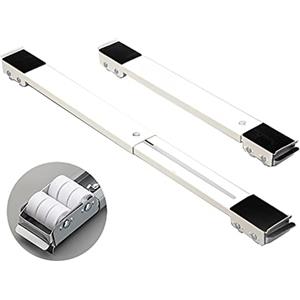 BDAYEK Supporto per lavatrice Base regolabile multifunzionale, rullo for supporto frigorifero, zoccolo con 24 ruote, adatto for lavatrici, asciugatrici, lavastoviglie e altri oggetti pesanti, supporta un car