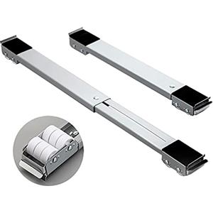 BDAYEK Supporto per lavatrice Base regolabile multifunzionale, rullo for supporto frigorifero, zoccolo con 24 ruote, adatto for lavatrici, asciugatrici, lavastoviglie e altri oggetti pesanti, supporta un car