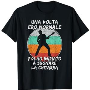 Chitarre Elettriche Disegni & Regali Divertente Chitarristi Rock Divertente Detto Chitarra Maglietta
