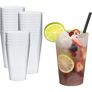 Silverkitchen 25 bicchieri da 300 ml per feste - Bicchieri riutilizzabili e lavabili in lavastoviglie, bicchieri da cocktail in plastica dura usa e getta, Made in Germany da Silverkitchen