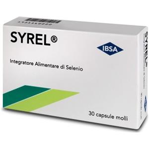 IBSA Syrel - Integratore Alimentare con Selenio in Capsule Molli per il Normale Funzionamento della Tiroide
