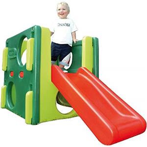 Little Tikes Palestra di Attività Junior - Arrampicati, gattona e scivola - Giocattolo da giardino durevole - Promuove lo sviluppo fisico - Uso interno o esterno - Età: dai 18 mesi in su