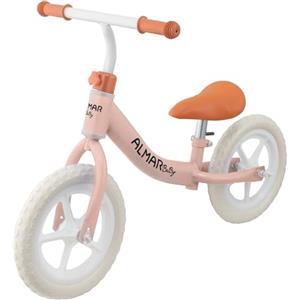 ALMAR Baby Bicicletta senza pedali rosa per bambini per bambini da 2 a 4 anni Bicicletta da Bilanciamento