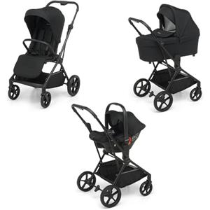 Foppapedretti Spritz I-Size, Sistema Modulare Combinato per Bambini, Navicella Passeggino e Seggiolino auto I-Size, Licorice