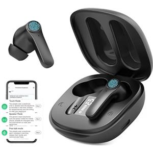 WingFly AI Auricolari di Traduzione in Tempo Reale, Auricolari Traduttore di Lingue Bluetooth 3 in 1 per 144 Lingue, Cuffie Traduzione Simultanea, Con Bluetooth App Adatti a iOS e Android (Nero)