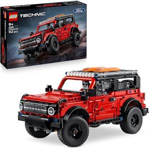 LEGO Technic SUV Ford Bronco - Macchina Giocattolo Off Road - Modellino di Auto con Porte Apribili, Motore V6, Sospensioni e Sterzo - Regalo da Collezione per Bambini da 9 Anni in su - 42213