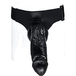 WARFVXIA Imbracatura e vibratore - Dildo con stimolatore per cintura regolabile con cinturino per coppie lesbiche o giochi di ruolo vaginali e anali