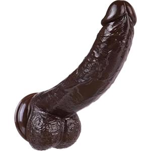 Ohi BoBi Sun 24 cm Dildo realistico XXL con potente ventosa, Ohi BoBi Sun Sex Toys Dildo Gigante Nero per Donne e Uomini, Giocattolo Sessuale per Donne Pene Lungo e Grande Sesso Estremo