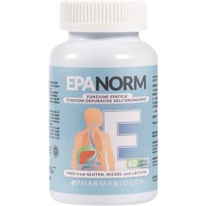 PHARMABIOGEN Epanorm - Integratore alimentare con N-acetilcisteina, SAME e selenio per la salute epatica - 60 capsule