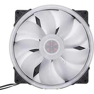 VBESTLIFE Ventole per Case, 200 Mm Grandi Cuscinetti Idraulici Ventole Volume D'aria ARGB Effetto Luce Silenzioso a Basso Rumore 4PIN PWM+5V ARGB Clicca per Collegare Ventola per Case del Computer 12V