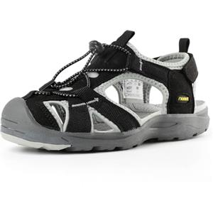 riemot Sandali Sportivi Estivi Basse Donna e Uomo,Comode Scarpe da Trekking,Arrampicata,Sport e Mare,Sandali con Cinturino alla Nero Donna 40EU
