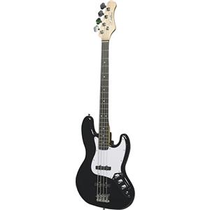 Woodbrass JB100 - Chitarra Basso elettrico per principianti, modello JB, tiglio, stile rock, pop, funk, country, hard, metal