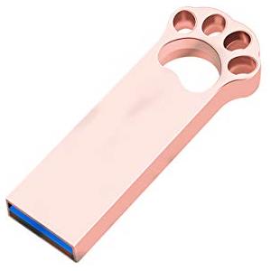 UFARID Novità Cartoon USB3.0 Flash Drive Chiavette USB Memory Stick in metallo Thumb Drive Salvataggio dati Pendrive Drive impermeabile per computer, auto Audios, Smart TV, ecc (16GB, Oro rosa)