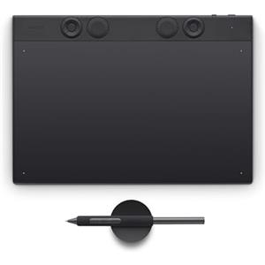 Wacom Intuos Pro Medium, Tavoletta grafica, incl. Wacom Pro Pen 3 | Tavoletta grafica (richiede PC), compatta, ultrasottile, effetto penna su carta per un workflow pro, tecnologia giapponese