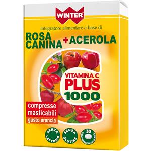 Winter vitamina c plus 1000 rosa canina + acerola 30 compresse masticabili - - 974881777