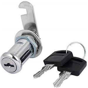 YUEWO Serratura di sicurezza, Serratura a Cilindro serrature con 2 chiavi per Armadietti Cassette delle Lettere Cassetti per cassetta postale da 25 mm