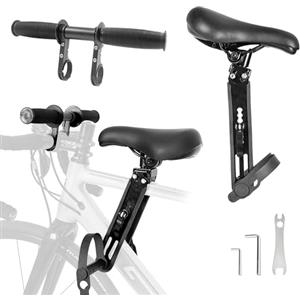 Tissting Seggiolino per Bambini per Biciclette da Montagna, Rimovibili Seggiolino Bici Anteriore per Bambini con Braccioli per Bambini da 2-5 Anni, con Strumento di Installazione Regolabile