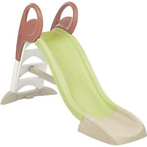 Smoby - Scivolo KS con minimo 38% di plastica riciclata, con attacco per acqua, lunghezza 1.50 metri, con beccuccio antiscivolo, rinforzo, per bambini dai 2 anni in su, Multicolore, 7600820510