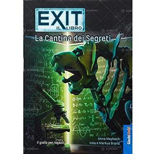 Giochi Uniti- Exit Il Libro La Cantina dei Segreti, Escape Room, Libro-gioco, Edizione italiana, GU3306