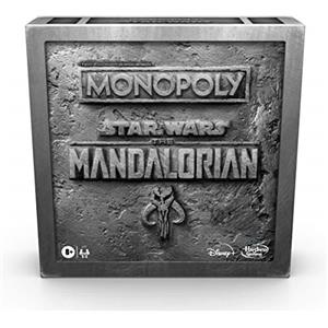 Monopoly Hasbro Monopoly Edizione Star Wars The Mandalorian, Gioco in scatola ispirato alla serie tv The Mandalorian