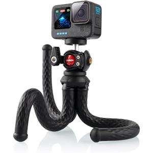 Lammcou Treppiede Actiocam, Flessibile Octopus Gorrila Pod e Staffa Compatibile con Hero Hero 13 12 11 10 9 X3 Go3 Bendy Tripod Accessorio per Video Vlogging