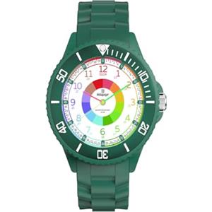 Weayege Orologio per Bambino Bambini,Orologio per bambini,Orologio da polso per bambinia,Educativo Orologio Bambina,Impermeabile 3ATM,4-18 Anni