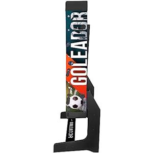 Sport1 One The Sport Maker Sport1 Calcetto salvaspazio Goleador pieghevole. Calcetto balilla con gambe, da interno in MDF, misure 122x61x80cm. Bigliardino da casa con 8 aste passanti. Segnapunti e palline incluse. Uso indoor.