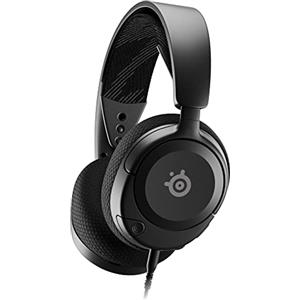 SteelSeries Arctis Nova 1 - Cuffie da gaming multisistema - Driver Hi-Fi - Audio spaziale a 360° - Cuscinetti auricolari in memory foam - Ultra leggere - PC, PS5, PS4, Switch, Xbox - Nero