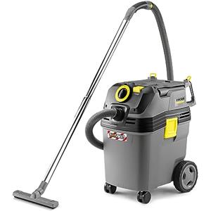 Kärcher NT 40/1 Ap L Aspiratore Solidi-Liquidi Professionale, max 1380 W, contenitore in plastica:40l, tubo di aspirazione 2,5m, filtro piatto pieghettato, bocchetta per pavimenti, polvere classe L
