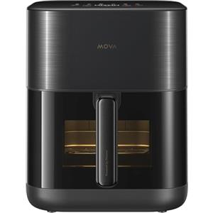 DREAME Mova FD10 Pro Friggitrice ad Aria, Friggitrice Senza Olio per Una Rapida Cottura Croccante, Grande da 6L, Interno in Metallo, Sistema a Doppio Riscaldamento, 11 Modalità Preimpostate