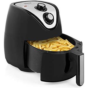 Tristar Friggitrice ad Aria Airfryer, 4.5 Litri, 1500 W, 4.5 Litri, Timer, Plastica, Nero, FR-6994