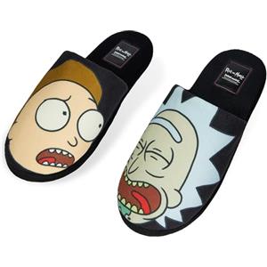 RICK AND MORTY Pantofole Uomo - Ciabatte Uomo Invernali Antiscivolo Divertenti 40-45 - Slippers Calde da Casa Gadget Regalo (Multicolore, 40-41 EU)