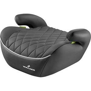 Walser Premium seggiolino Auto per Bambini, seggiolino Auto Andy 125-150 cm, seggiolino Auto per Bambini Ultima Norma 2024 ECE R 129 Grigio