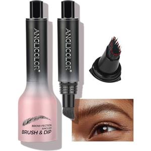 Anglicolor Aggiornamento Matita Sopracciglia Microblading,Matita Sopracciglia Facilità d'uso,Matita Microblading Sopracciglia Aspetto Naturale,Lunga Durata,Asciugatura Rapida,Impermeabile,Non Trasferibile(04)