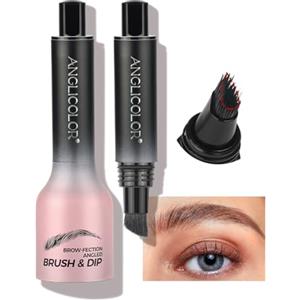 Anglicolor Aggiornamento Matita Sopracciglia Microblading,Matita Sopracciglia Facilità d'uso,Matita Microblading Sopracciglia Aspetto Naturale,Lunga Durata,Asciugatura Rapida,Impermeabile,Non Trasferibile(03)