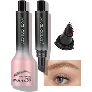Anglicolor Aggiornamento Matita Sopracciglia Microblading,Matita Sopracciglia Facilità d'uso,Matita Microblading Sopracciglia Aspetto Naturale,Lunga Durata,Asciugatura Rapida,Impermeabile,Non Trasferibile