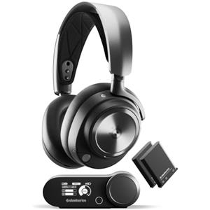 SteelSeries Arctis Nova Pro X - Cuffie da gaming wireless multi-sistema per Xbox - Driver magnetici al neodimio - Cancellazione attiva del rumore- Infinity Power System- Xbox, PC, PS5, Switch, Mobile