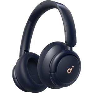 Soundcore Cuffie ibride Anker Q30 canc. attiva rumore mod. multiple, suono alta ris, 40 ore di ripr, chiamate chiare, ric. rapida, auricolari morbidi, cuffie Bluetooth, viaggi, ufficio e casa