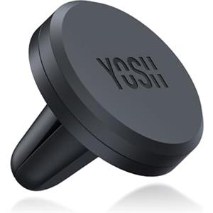 YOSH Porta Cellulare Auto Magnetico, Universale Supporto Telefono, Calamita per Cellulare Auto con piastra in metallo Compatibile con iPhone 16 15 14 Pro Max XR X 8 Samsung Galaxy