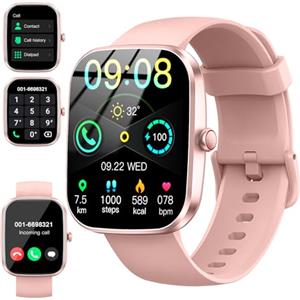 Soudorv Smartwatch Donna, 2025 Orologio Smart Watch con Effettua/Risposta Chiamate, 1,91'' HD Orologio Fitness con Sonno/Cardiofrequenzimetro/Contapassi, 112+ Sportive Fitness Tracker per Android iOS