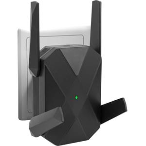 MEETOWN Ripetitore WiFi 6, AX3000 Amplificatore WiFi Doppia Banda Ripetitori Wi-Fi con porta Gigabit, MU-MIMO, Copertura massima 350㎡, Compatibile con tutti i Router Wlan, 2402 Mbps 5 GHz+574 Mbps 2,4 GHz