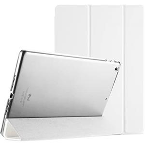 ProCase Custodia per iPad 9.7 2018 6a Generazione/2017 iPad 5a Generazione - Smart Cover Stand Ultral Leggero Slim,con Cover Posteriore Traslucida Smerigliata per iPad 9,7 pollici -Bianca